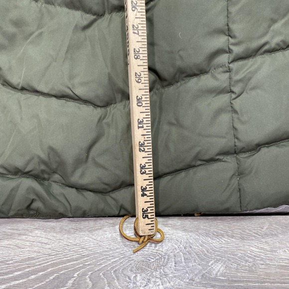 Lauren Ralph Lauren Women's Down Parka Jacket Faux Fur Hood Green Large Coat LRL - Picture 14 of 16